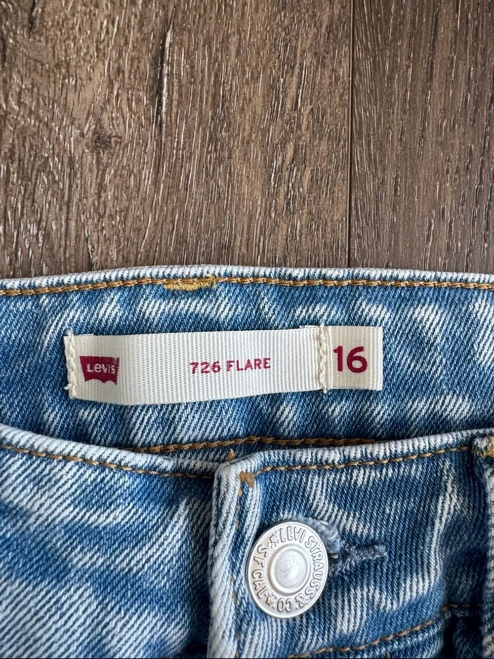 Levi’s Patchwork Flared Jeans girls size 16